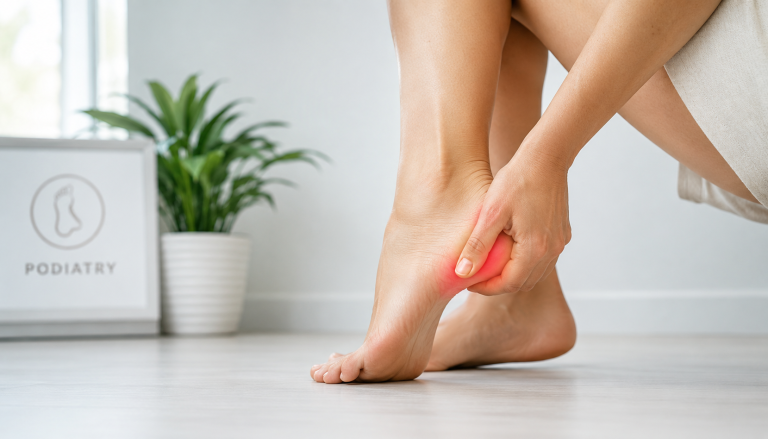 Podiatry care for heel pain, swollen feet and footwear related discomfort in essex